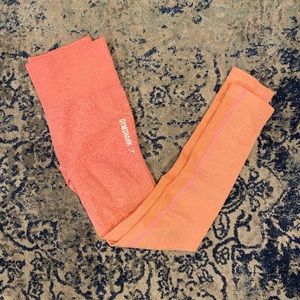 Gymshark Pink/Peach Leggings, size XS